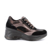 IGI&CO IGI&CO Sneaker Con Zeppa Donna - 66558 Nero/Bronzo