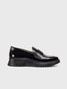 WONDERS WONDERS Mocassino Con Zeppa Donna - A-4402 Nero