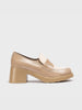WONDERS WONDERS Mocassino Tacco Medio Donna - E-7121 Negro/Vino