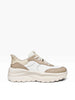 GEOX GEOX Xtors Plus Sneaker Con Zeppa Donna - D6809B0119B White/Beige