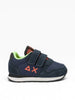 SUN68 SUN68 Boy'S Tom Fluo Nylon Sneaker Con Strappo Bambino - Z46302F Navy Blue