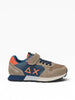 SUN68 SUN68 Boy'S Jaki Bicolor (Kid) Sneaker Con Strappo Bambino - Z46322K Navy Blue