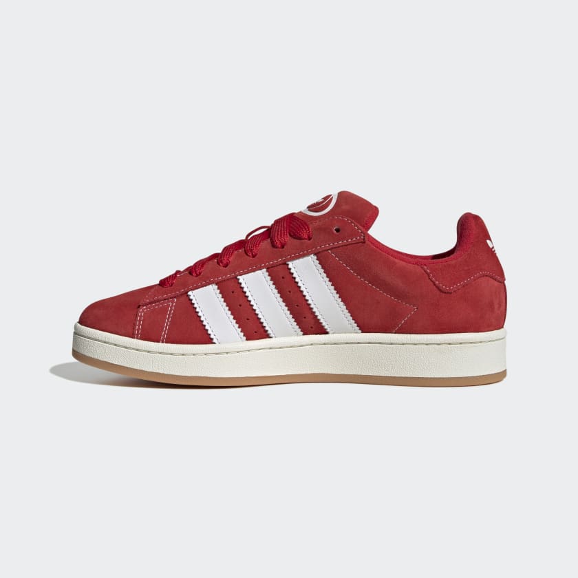 White and shops red adidas