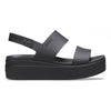 CROCS CROCS Brooklyn Low Wedge Sandalo Con Zeppa Donna - CR.206453 Black/Black