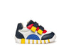 GEOX GEOX Sneaker Con Strappo Bambino - B3555C01454 Ocean/Navy