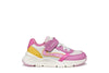 GEOX GEOX Sneaker Con Strappo Bambina - J46M2A054FU Dk Pink/Yellow