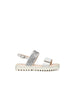 GEOX GEOX Sandalo Con Strappo Bambina - J556EA0BCEW White/Lt Silver