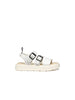 GEOX GEOX Sandalo Con Strappo Bambina - J55DBG000BC Nero