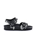 GRUNLAND GRUNLAND Girls' Flat Sandal - SB1410 Black