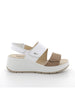IGI&CO IGI&CO Sandalo Con Zeppa Donna - 76665 Marmotta/Bianco