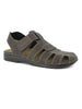 INBLU INBLU Men's Strap Sandal - 3522 Dark Brown
