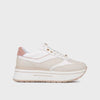 JANET & JANET JANET & JANET Sneaker Con Zeppa Donna - J-020 White/Silver
