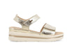 MELLUSO MELLUSO Sandalo Con Zeppa Donna - 019185Z Platino