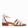 OH MY SANDALS! OH MY SANDALS! Sandalo Tacco Basso Donna - 5601 Bianco