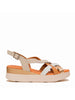 OH MY SANDALS! OH MY SANDALS! Sandalo Con Zeppa Donna - 5670 Roble/Cuoio