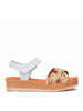 OH MY SANDALS! OH MY SANDALS! Sandalo Con Zeppa Donna - 5692 Roble/Cuoio