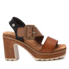 REFRESH REFRESH Sandalo Tacco Medio Donna - 172843 Camel