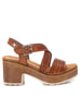REFRESH REFRESH Women's Mid-Heel Sandal - 172847 Camel