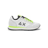 SUN68 SUN68 Tom Fluo Sneaker Bassa Uomo - Z35102 Bianco