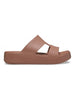 CROCS CROCS Getaway Platform Ciabatta Donna - CR.209409 Latte
