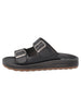 FLY FLOT FLY FLOT Men's Buckle Slipper - 78 171 ZZ Dark Brown