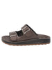 FLY FLOT FLY FLOT Men's Buckle Slipper - 78 171 ZZ Dark Brown