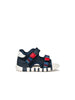 GEOX GEOX Iupidoo Sandalo Con Strappo Bambino - B655PA0BC14 Navy/Red