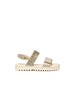 GEOX GEOX Coralie Girls' Hook-and-Loop Sandal - J556EA0BCEW Beige/Platinum