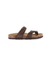 GRUNLAND GRUNLAND Ciabatta Con Fibbie Donna - CB0009 Mogano