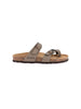 GRUNLAND GRUNLAND Ciabatta Con Fibbie Donna - CB0009 Mogano