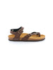 GRUNLAND GRUNLAND Women's Buckle Sandal - SB0004 Mahogany