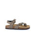 GRUNLAND GRUNLAND Women's Buckle Sandal - SB0004 Mahogany