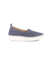GRUNLAND GRUNLAND Women's Wedge Loafer - SC6183 Brick
