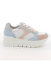 IGI&CO IGI&CO Sneaker Con Zeppa Donna - 11570 Skin/Celeste