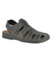 INBLU INBLU Men's Strap Sandal - 3522 Dark Brown