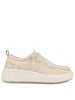 JEEP JEEP Nature Wallabee Mocassino Con Zeppa Donna - JL61530A Beige