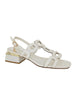 LAURA BIAGIOTTI LAURA BIAGIOTTI Women's Mid-Heel Sandal - 9727 White