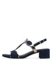 MARCO TOZZI MARCO TOZZI Women's Mid Heel Sandal - 2-28230-42 Blue