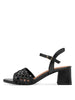 MARCO TOZZI MARCO TOZZI Women's Mid Heel Sandal - 2-28382-44 Black