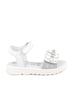 PRIMIGI PRIMIGI Sandalo Con Strappo Bambina - 14170 Bianco/Argento