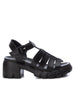 REFRESH REFRESH Women's Mid-Heel Sandal - 171540 Black