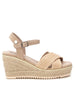 REFRESH REFRESH Sandalo Con Zeppa Donna - 172650 Beige