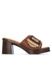 REFRESH REFRESH Women's Mid-Heel Slipper - 175028 Camel