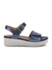 STONEFLY STONEFLY Aqua III 2 Sandalo Con Zeppa Donna - 108232 Blu Laminato