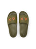 SUN68 SUN68 Slippers Logo Ciabatta Uomo - X36110 Militare