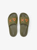 SUN68 SUN68 Boy'S Slippers Logo (Teen) Ciabatta Bambino - X36310T Verde Militare
