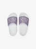 SUN68 SUN68 Girl'S Slippers Strass Logo (Teen) Ciabatta Bambina - X36411T Bianco/lilla