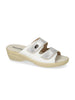 VALLE VERDE VALLE VERDE Ciabatta Con Strappo Donna - 25312 Bianco