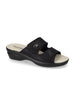VALLE VERDE VALLE VERDE Ciabatta Con Strappo Donna - 25312B Nero