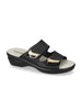 VALLE VERDE VALLE VERDE Ciabatta Con Strappo Donna - 25315 Nero